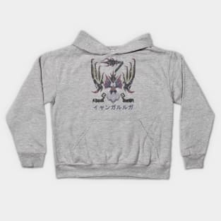 Monster Hunter World Iceborne Yian Garuga Kanji Kids Hoodie